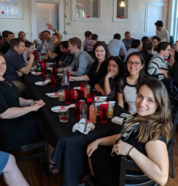 GenscapeCareers's tweet photo. It's that time of year again - @genscape's annual #analyst summit! Pictured is  the welcome dinner to, well, welcome the attendees to Louisville for the week. https://t.co/Sfd0fsSQue