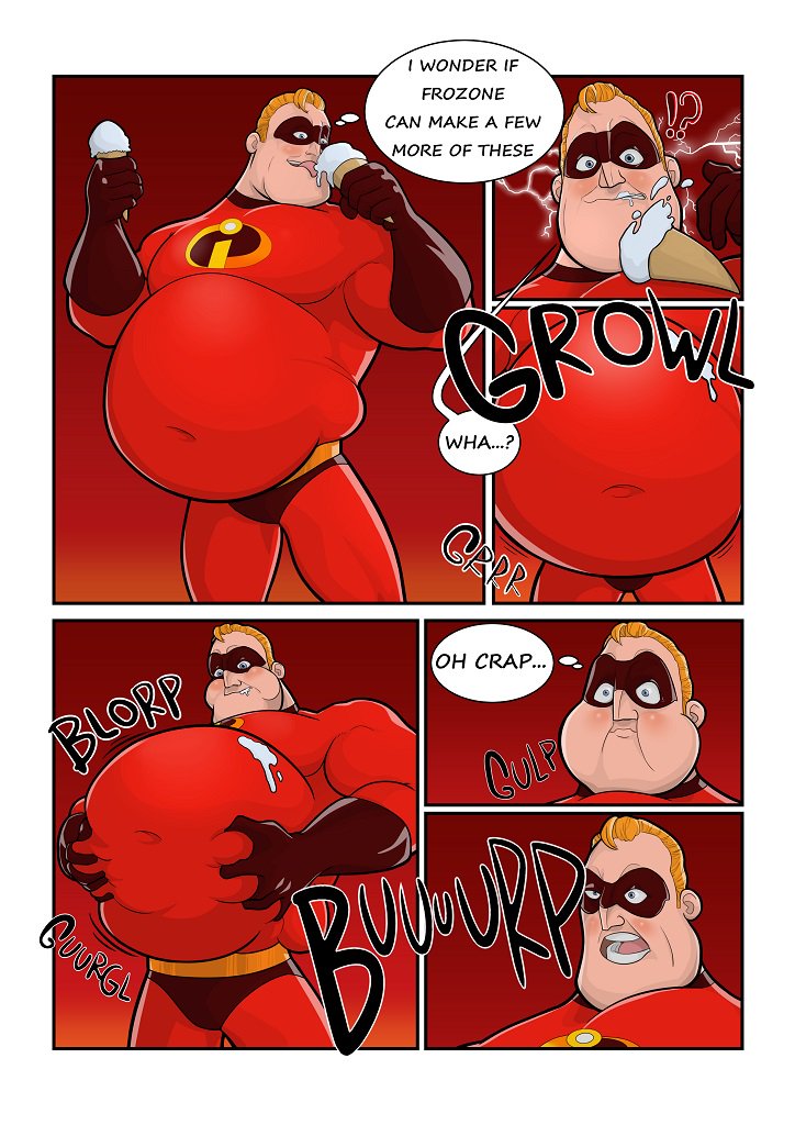 #comic #fat #mrincredible from #disney #pixar #TheIncredibles #bobparr #the...