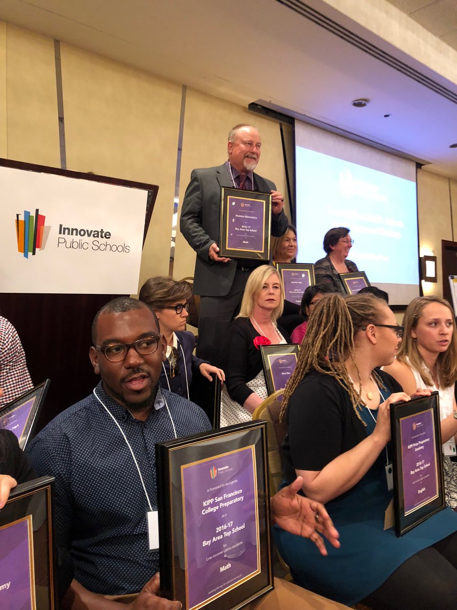 PrincipalMacD's tweet photo. Shannon Elementary was honored by Innovate Public Schools as one of the top 52 schools in the Bay Area out of 1,275 for improving low income Latino students for the academic year of 2016-2017. How? Outstanding teachers and support parents. https://t.co/M5ZRz5NQzv