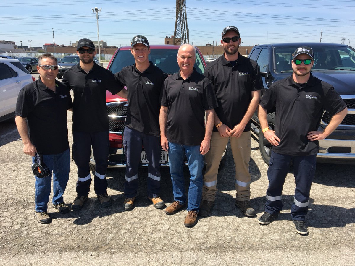 Powerline Technician students and Prof Doug did a great job demonstrating their skills <a href="/skillsontario/">Skills Ontario</a> For program info: stclaircollege.ca