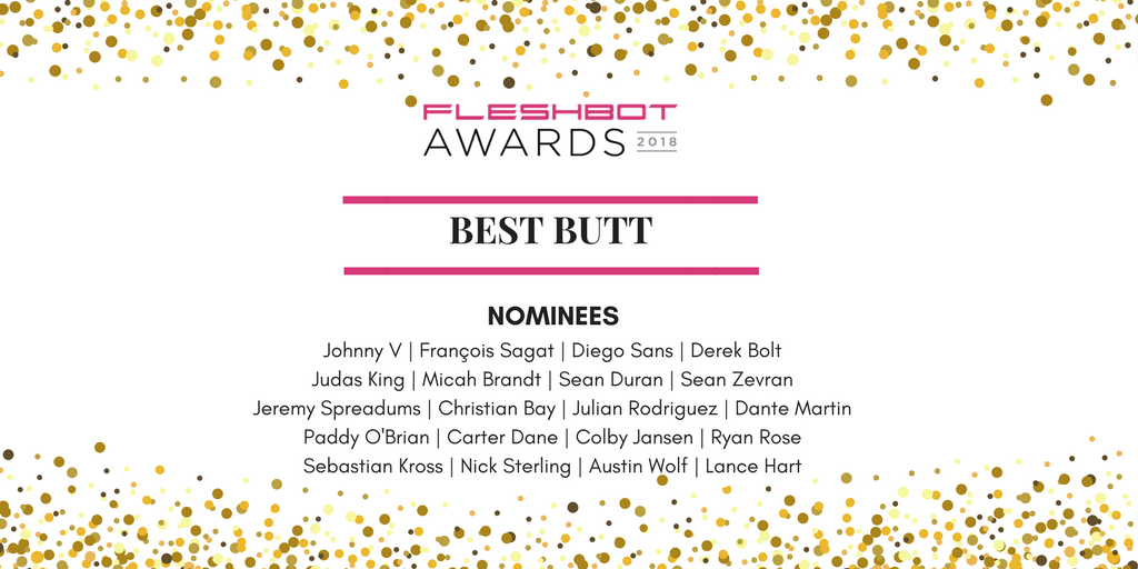 FleshbotGay's tweet photo. π Best Butt π
β‘οΈ https://t.co/YABEInXUsP
#FleshbotAwards Nominees:
@johnnyv_muscle | @sagatfrancois | @rb_diegosans | @derekboltxxx | @iamjudasking | @MrMicahBrandt | @SeanDuranXXX | @seanzevran | @jeremyspreadums | #ChristianBay | #JulianRodriguez https://t.co/x7AgROS3DC