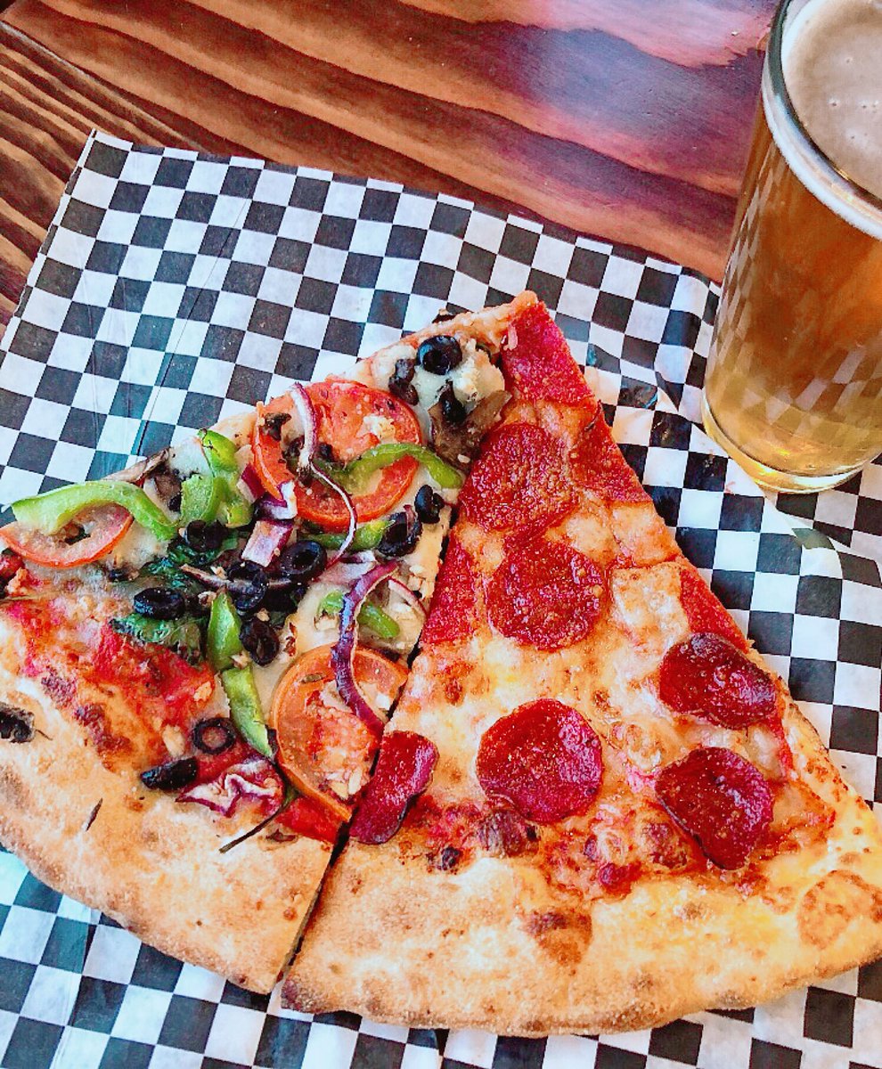 Why try our new Hoppier Hour specials?🤷🏻‍♀️
👉🏼The real question is, WHY NOT?!?
#happythirstythursday 
•
🍕$2 slices
🍷$4 wine
🍺$6 pints
•
•
•
#twosaucybroads #pizza #oc #fullerton #orangecounty #happyhour #hoppyhour