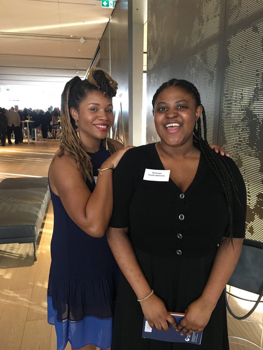 Our Justice Mgr and Shamaya from our Schools Programs #YouthAdvisory at #S4P2018!