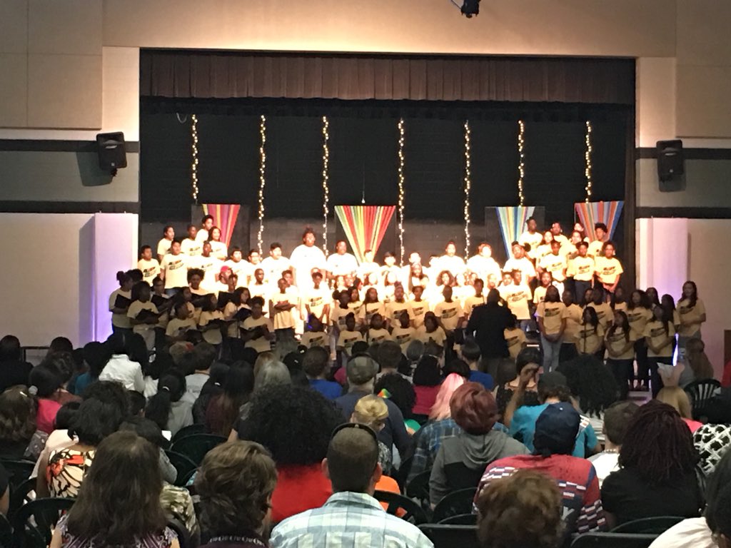 Wow! The mass choir at the @HCDEOppZone Arts Showcase is just incredible. #amilliondreams #OppZoneWins18 #artsopportunity
