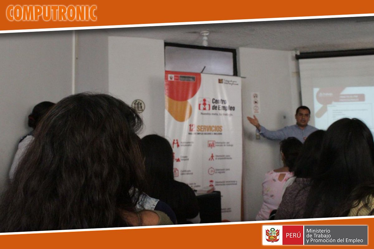ComputronicPeru's tweet photo. JORNADA JUVENIL 2018: RECONOCIENDO OPORTUNIDADES DE EMPLEO, MIS DERECHOS LABORALES Y LA SEGURIDAD Y SALUD EN EL TRABAJO.

(SE LLEVO A CABO EN NUESTRO INSTITUTO COMPUTRONIC)
🏠 #Computronic
👉 Especialista en Informática y Sistemas
🌐 https://t.co/E2mEGiqbt8 https://t.co/OYxn0IX3yi
