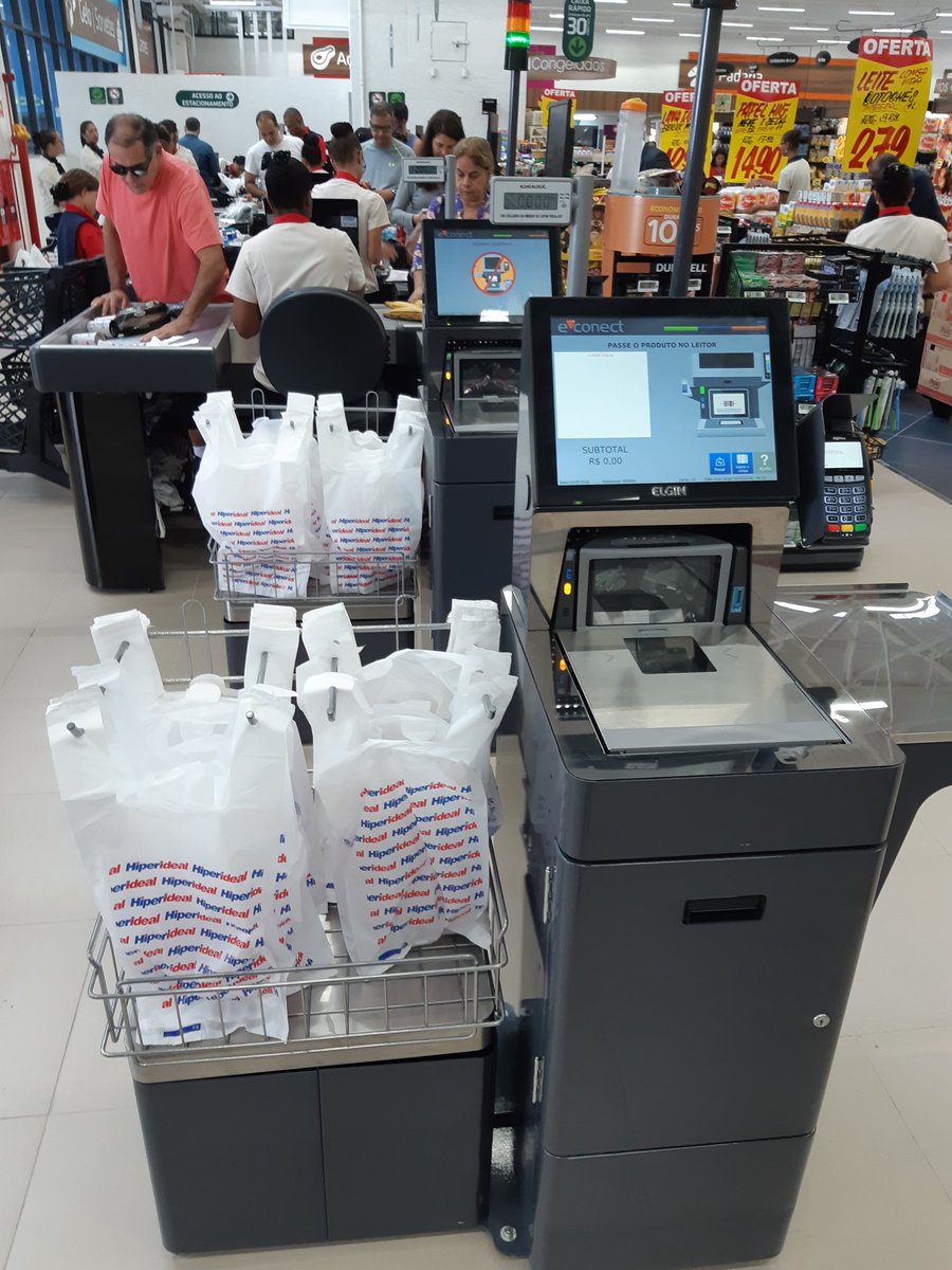 srfti's tweet photo. Hiper Ideal inaugura em Salvador nova loja com Self Checkout ELGIN!! #selfcheckoutelgin https://t.co/JxXA49eL3a
