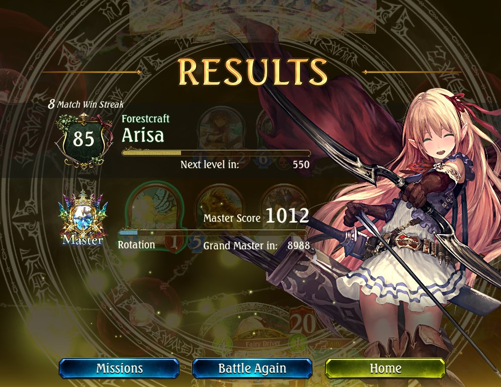 failbaitsv's tweet photo. If you're looking for a fast way up the ladder, try Aggro Bramblescraft! #f2p #shadowverse #shadowverse101 #shadowversedeck https://t.co/ranpl5wOIZ https://t.co/NiBDnCpTiw