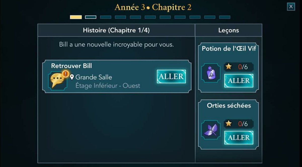 Pour ceux qui sont arrivés au bout des chapitres disponibles, une mise à jour sur les stores vous attends pour la suite de l'aventure à #Poudlard 😀
#HogwartsMystery #update #HarryPotter #HarryPotterHogwartsMistery #years3
