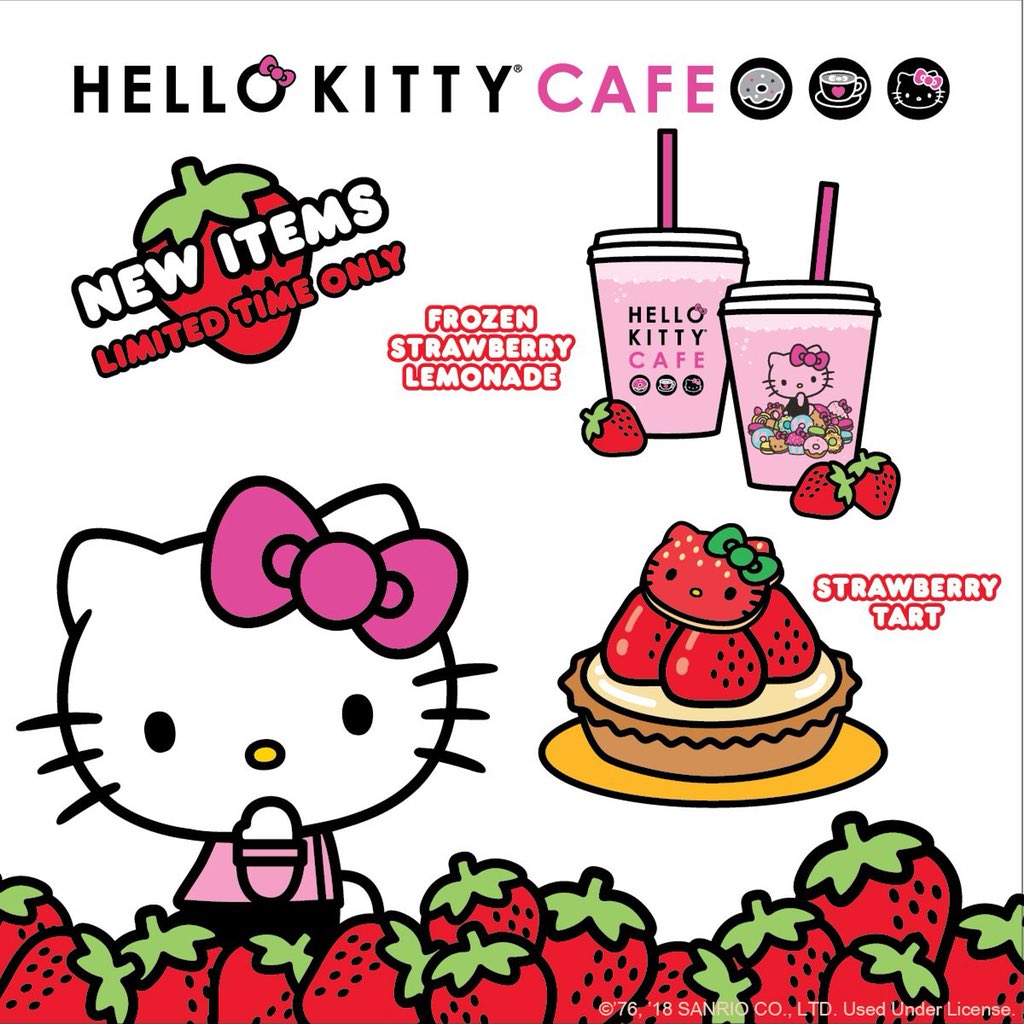 Hello Kitty Cafe on X: Strawberry lovers unite! 😋 We're adding