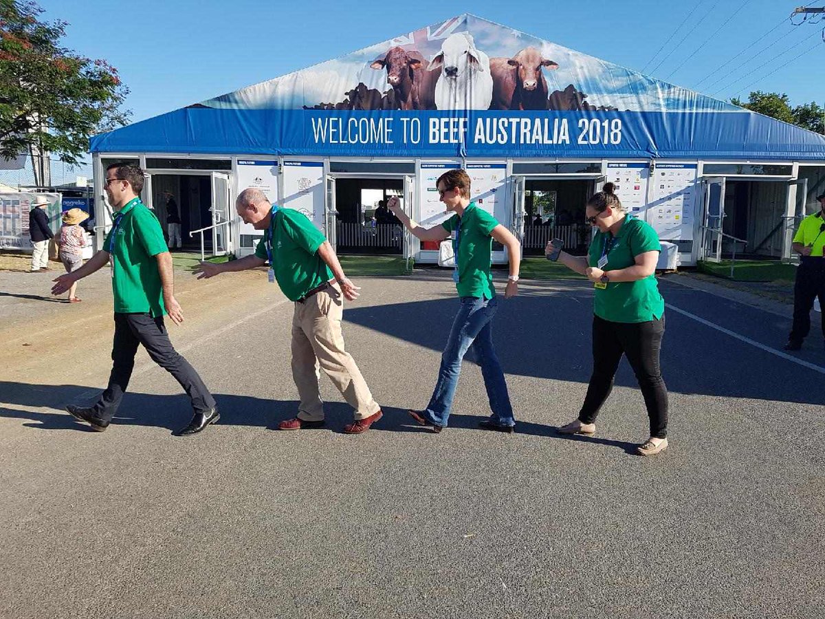 OBEOrganic's tweet photo. The Beefles? Abeef Road?
Whatever we call it, the resemblance is striking, team. Really.
Or...maybe it's time to get back to the office:)
Thanks for a fabulous week @BeefAustralia #Beef2018 https://t.co/i7JKmI4eV6