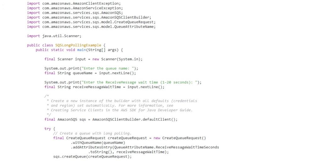 Amazon Web Services Configure Long Polling For An Amazon Sqs Queue Using The Aws Sdk For Java Learn More T Co 7cqjighehn T Co Chr6r4k8ue Twitter