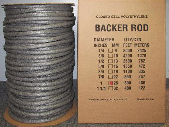 1100 FT. 3/4" CLOSED CELL BACKER ROD 