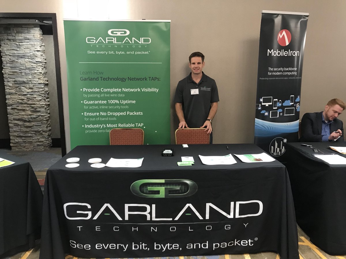 GarlandTech's tweet image. If you are at the Silicon Valley @DataConnectors, stop by our table to visit Greg and talk TAPs and tech! Also, attend his speaking session to learn about how our network TAPs fit into your #network! #dataconnector