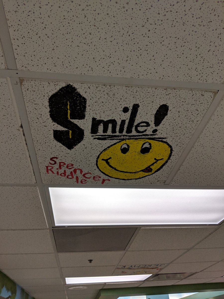 Jk_Jeffery's tweet image. T4: Want to mitigate environmentally influenced patient loneliness? Let the patients turn the ceiling into art. Makes being rolled around in a hospital bed MUCH more enjoyable/connected. #meqapi