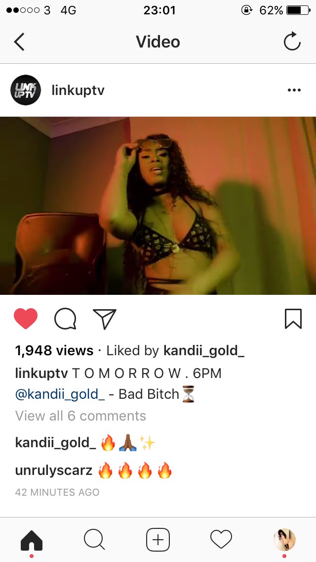 UnrulyScarz's tweet photo. @kandi_gold - Bad Bitch out now on @linkuptv click the link in bio🔥🔥🔥👌🏾 https://t.co/ohmTXdULom