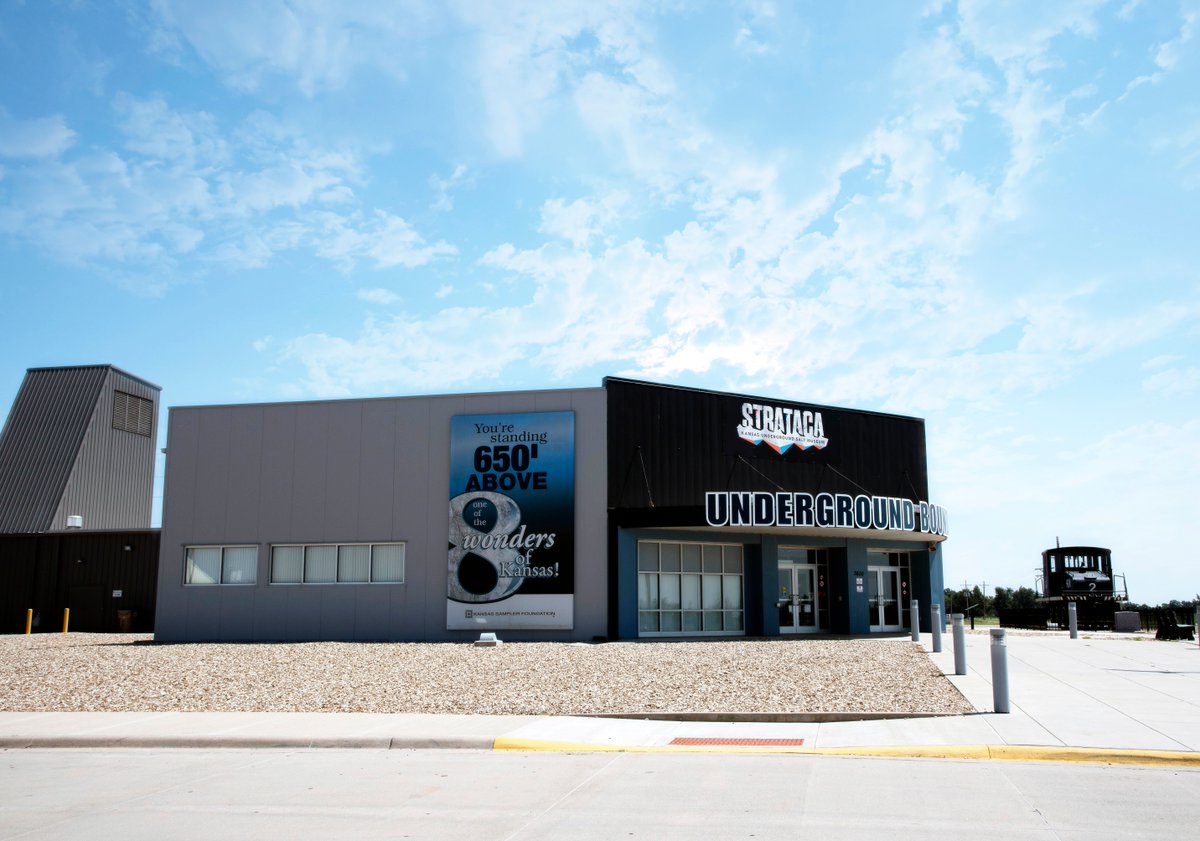 VisitHutch's tweet photo. @UnderKansas celebrated their 11th Anniversary last week, and we couldn't be happier that they opened their doors in 2007! A trip to Hutchinson isn't complete until you visit 650 feet underground at #Strataca! #TBT #TBTravel #TravelNow #VisitHutch @USTravel @TravelKS https://t.co/0uDEK6UblR
