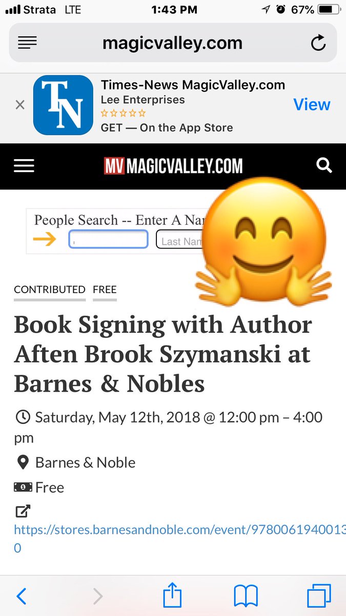 aftenbrook's tweet photo. I’m excited to be in Twin Falls, Idaho on Saturday
Come hang out, enter to win door prizes, and snacks to share—spicy starbursts among other more conventional options to munch and share
#writerslife #booksigning #cheatcodebookevent #cheatcodebook #writerslife #barnesandnoble https://t.co/YDHqIqR83k