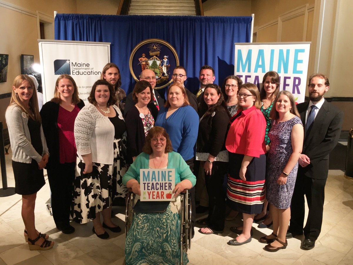 mdoenews's tweet photo. Congratulations to the 2018 Maine County Teachers of the Year! @MAINETOY @EducateMaine #ThankATeacher https://t.co/r2lLOjVvSc