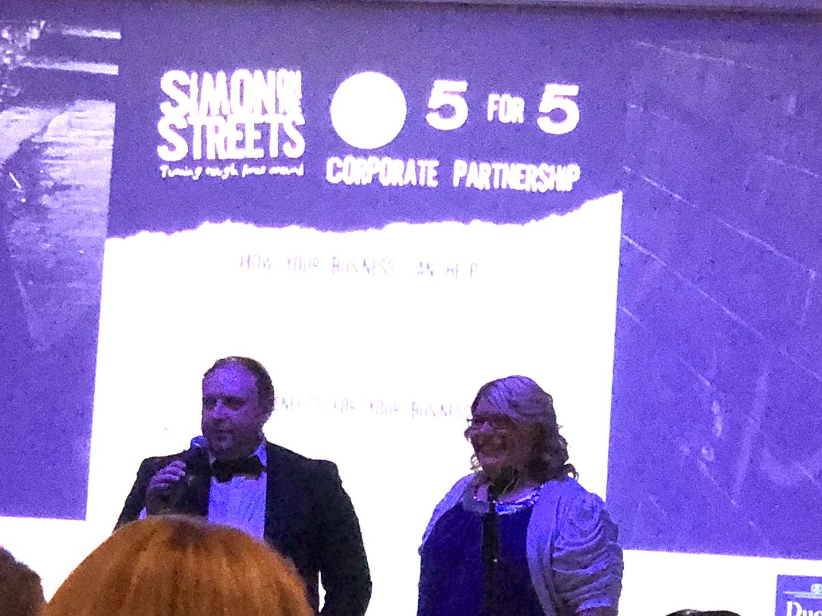 JuneWh3atl3y's tweet photo. Super proud of my friend @Louloulap tonight - trustee of @simonotstreets #RDB2018 Xx https://t.co/Esyf31Piql