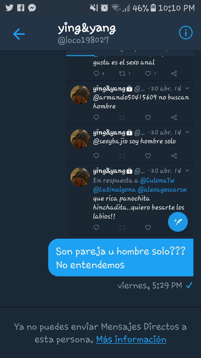 ChismesSw's tweet photo. Mucho cuidado con @loco198027 que se hace pasar por pareja y se le nota es un farsante Que #Quemon https://t.co/JmKXSMWZZy