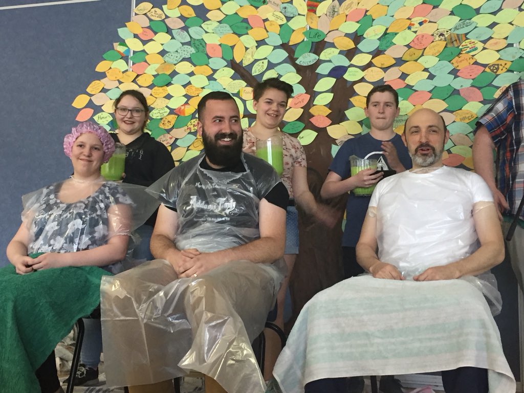NNEC_MHW's tweet photo. An awesome day for Mental Health Awareness @ NNEC! Thanks to the  teachers who agreed to be slimed to raise $$ for the Mental Health Foundation of NS! Special thanks to Cameron Smith, Heather Brimicombe and Sarah MacCallum for their Mental Health talk to the grade 10s! #getloud https://t.co/3hfSageaXf