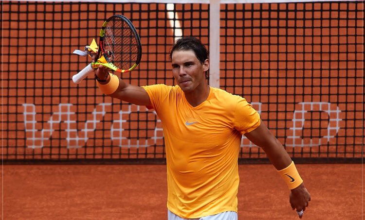 ODDSbible's tweet photo. The King of Clay 🎾 

Rafa Nadal has just won his 50th consecutive set on clay - a new record https://t.co/oHSwr8gUd2