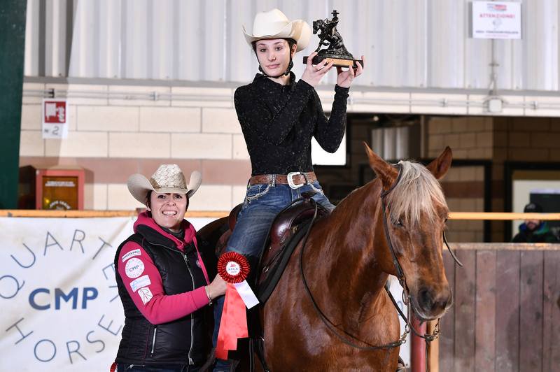 apcrReining's tweet photo. #Champion #Youth_14_18 #NRHA #SlideIntoSpring #APCR 2018 COMETTI GIORGIA sul suo CL ALEJOS STEADYS con score 68 https://t.co/c3GOXDW5lt