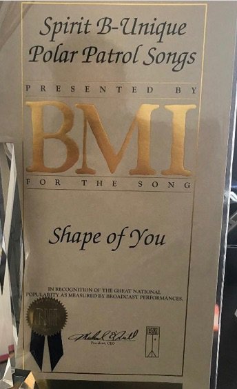 A well deserved Song of the Year to Johnny, Ed and Steve for ‘Shape of You’