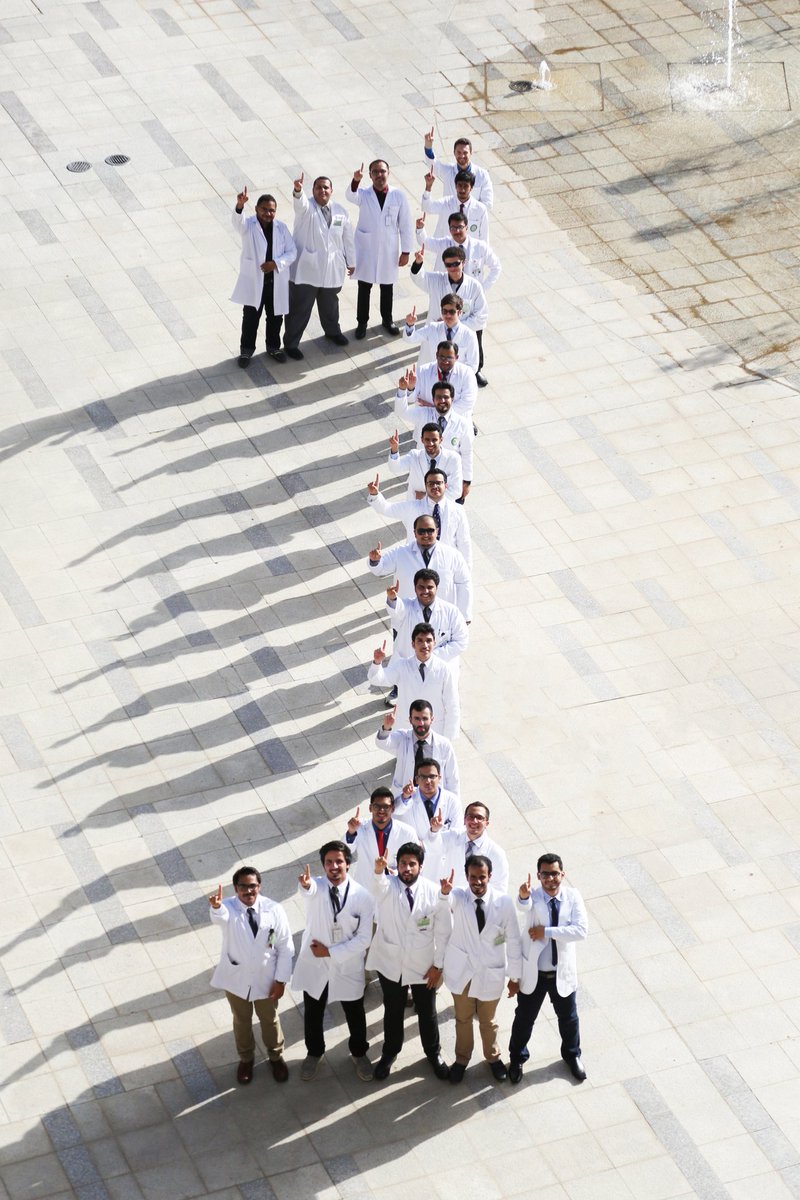 MoayyadWM's tweet image. It started with #batch1, then #batch2 and now #batch3 succeeded their journey from @KSAUHS_JD med school.
Congrats 👏
#جامعة_لصحة_وطن