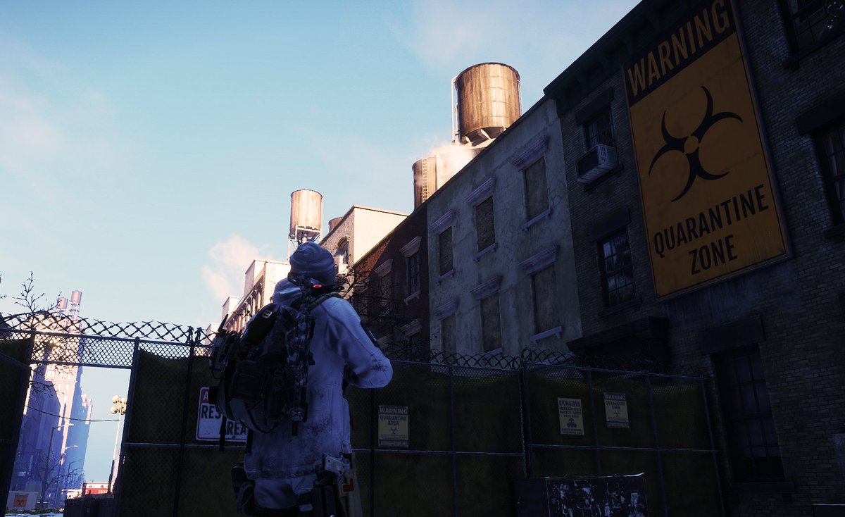 Agent_Jo_TV's tweet photo. Do you remember the first time you saw that sign? While becoming a Division sleeper agent, I prayed I'd never see it. I guess now, even our most pure and honest prayers don't always get the answer we want. #SHDLife #AgentDiary #TheDivision #VirutalPhotography https://t.co/0Tdkdt1o3w