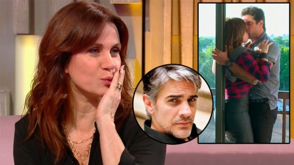 Resultado de imagen para Nancy Dupláa y la reacción de Pablo Echarri ante sus escenas de ¡besazos! con Luciano Castro