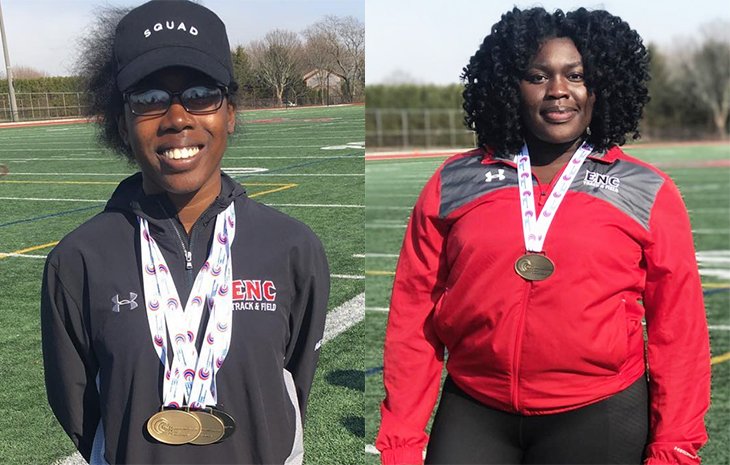 ENCAthletics's tweet photo. @ENCXCTF's Isis McFadden, Joanna Joseph Earn All @CCC_Sports Honors | https://t.co/4Lm7zbyyg1 https://t.co/8EWWZ66RGP