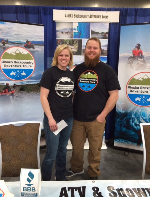 BBBAlaska's tweet photo. BBB visiting our Accredited Businesses @VisitAnchorage Frontline Trade Show @DenainaCenter . @AlaskaAdventure @AKRR @Oomingmak . Open until 3 PM. https://t.co/igp0Bijwke