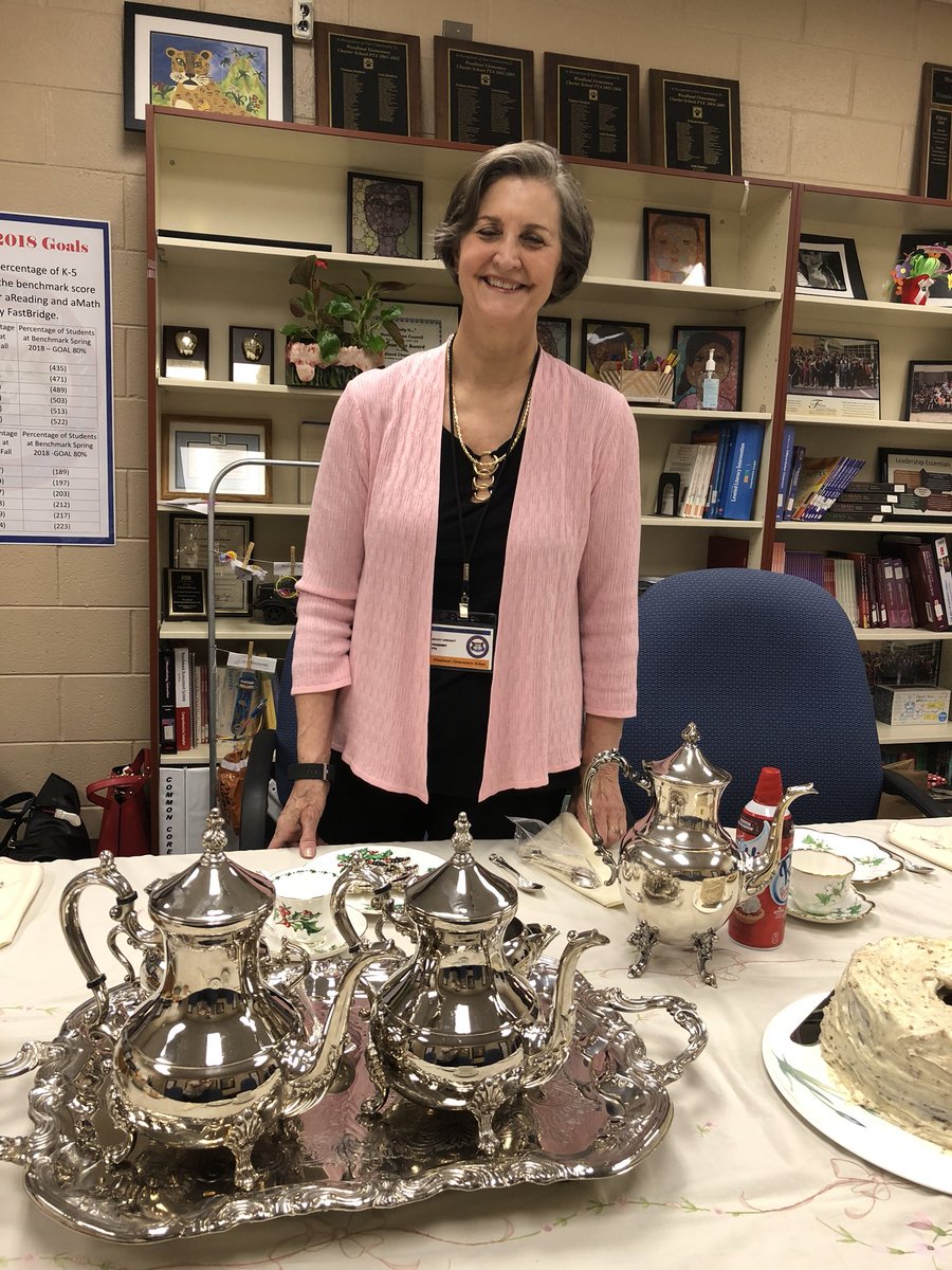 IrisIMTSS's tweet photo. How amazing is our PTA?! What a way to celebrate the biggest increase in membership and a wonderful executive board by having a tea party for our last meeting. #soblessed #aWESome2018 https://t.co/dVFtIjaOOm
