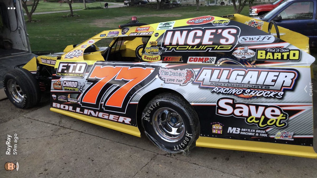 Bollinger_77's tweet photo. Heading to practice tonight at @FarmerCityRacin! #FC74 https://t.co/m2HVN2HDzT