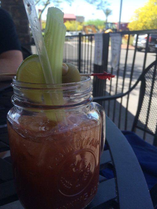 First #birthday drink of the day #bloodyMary https://t.co/3UZRMfUIix<a href="/tag/birthday"class="tags">#birthday</a><a href="/tag/bloodymary"class="tags">#bloodyMary</a>