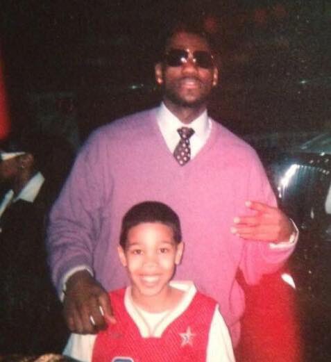 Cash on Twitter: "Old rare pic of LeBron and Tatum. LeBron whispered to