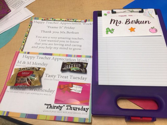 Wellwood5th's tweet photo. Thanks for the gifts in honor of Teacher Appreciation Week!
#LoveMyJob https://t.co/Qu2P4ppvut