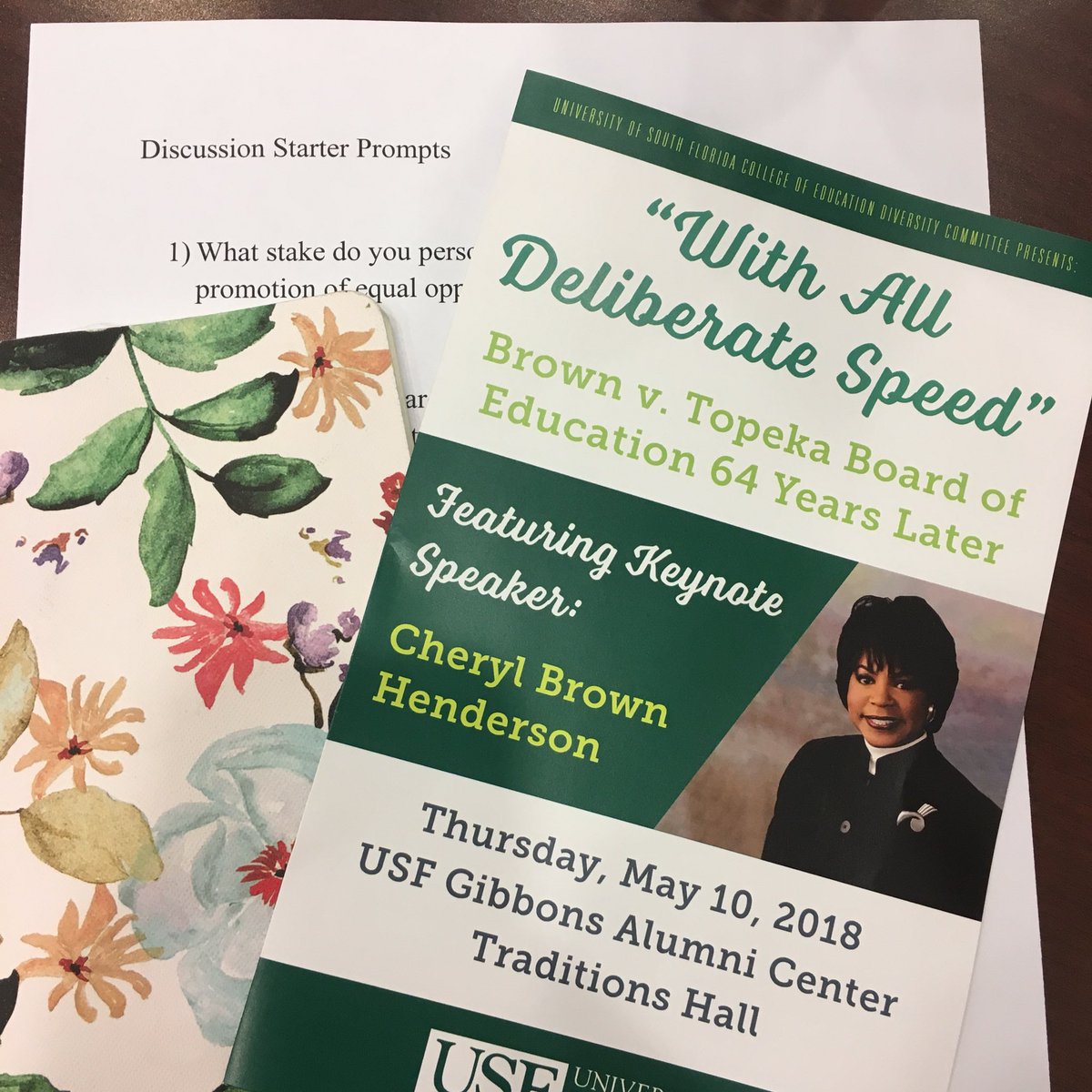SherridonLeigh's tweet photo. Happening now! #usf #brownvboardofeducation #gradschool @USFCollegeofEDU @aimes0103 @csabaosvath @blueskysb @jschneidusf https://t.co/PvGYx39WBn