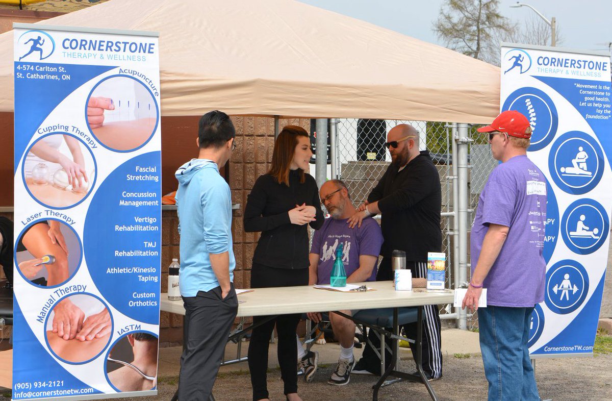 Cornerstone_TW's tweet photo. A few photos of our booth at Hike for Hospice Niagara on May 6th! We had a great time and met some amazing people!
See you next year! https://t.co/U5ssHaP976