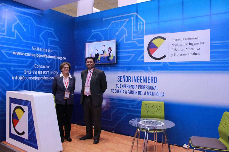 ACIEM_Oficial's tweet photo. Consejo Profesional Nacional de Ingenierías Eléctrica, Mecánica y profesiones afines, presente en #Expomantener2018 #CIMGA2018 https://t.co/rQdhow9RjY