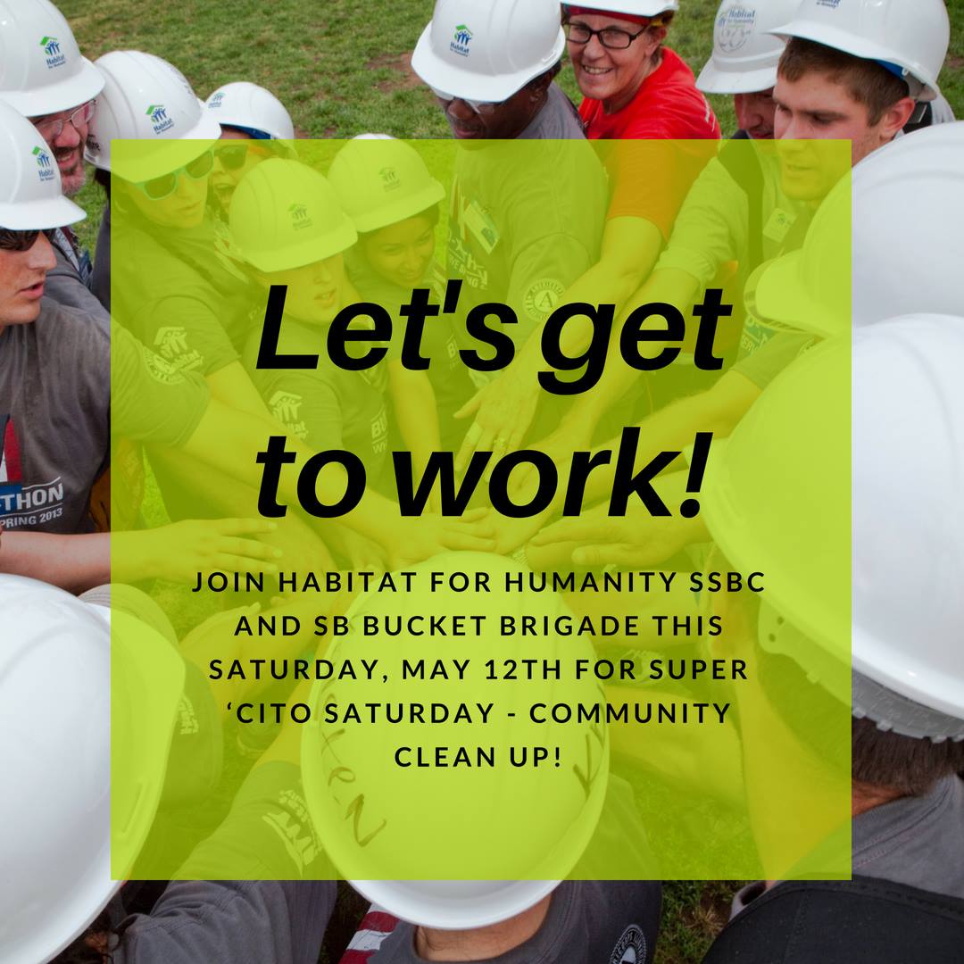 sbhabitat's tweet photo. #MakeADifference this weekend! Volunteer with #sbhabitat and #SBBucketBrigade this Saturday, May 12th as we help our community rebuild! Click here to sign up: https://t.co/DUynzgAMvb https://t.co/wkYWysgYay