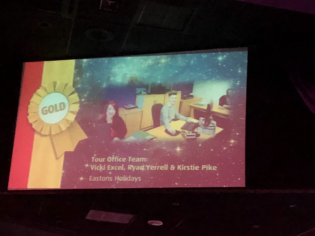 Congratulations @EastonsHolidays on winning the Customer Service award win!