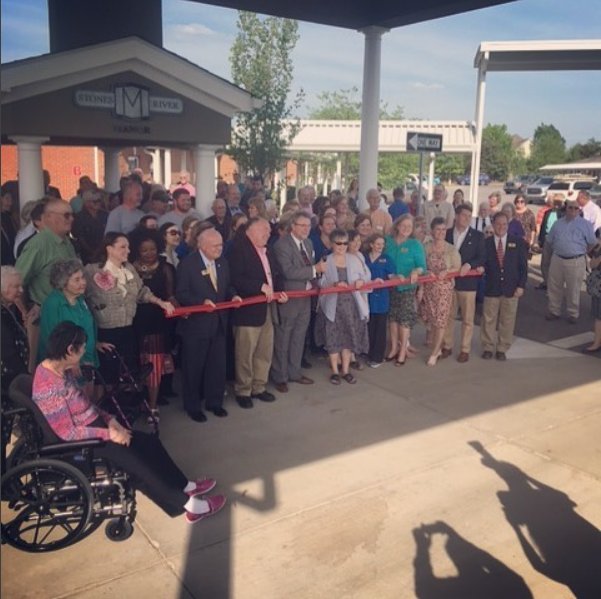 voncomed's tweet photo. Vonco took part in the open house at Stones River Manor in Tennessee. Beautiful new facility. https://t.co/amHiLDW3Rj