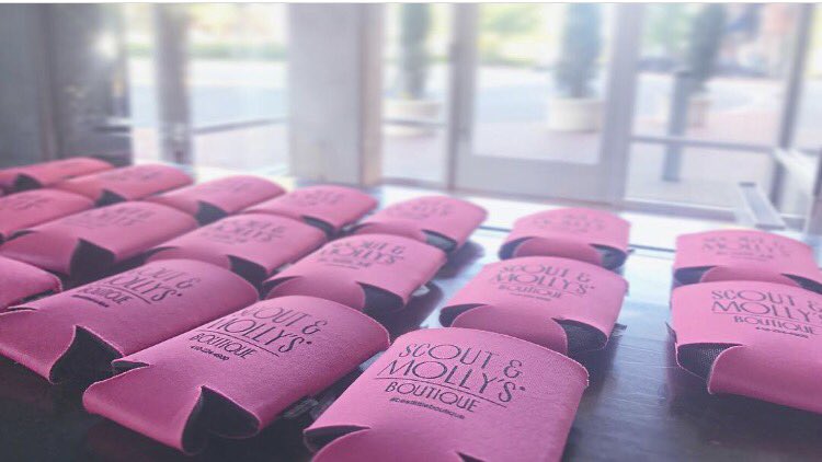 CrosswindsATC's tweet photo. If you haven't picked up your complimentary koozie for the Trunk Show at @scoutandmollys1 this evening from 6-8, there is still time! You'll need to bring it with you &amp; present at the door as this is being offered to residents only! https://t.co/wTmZobNFL3