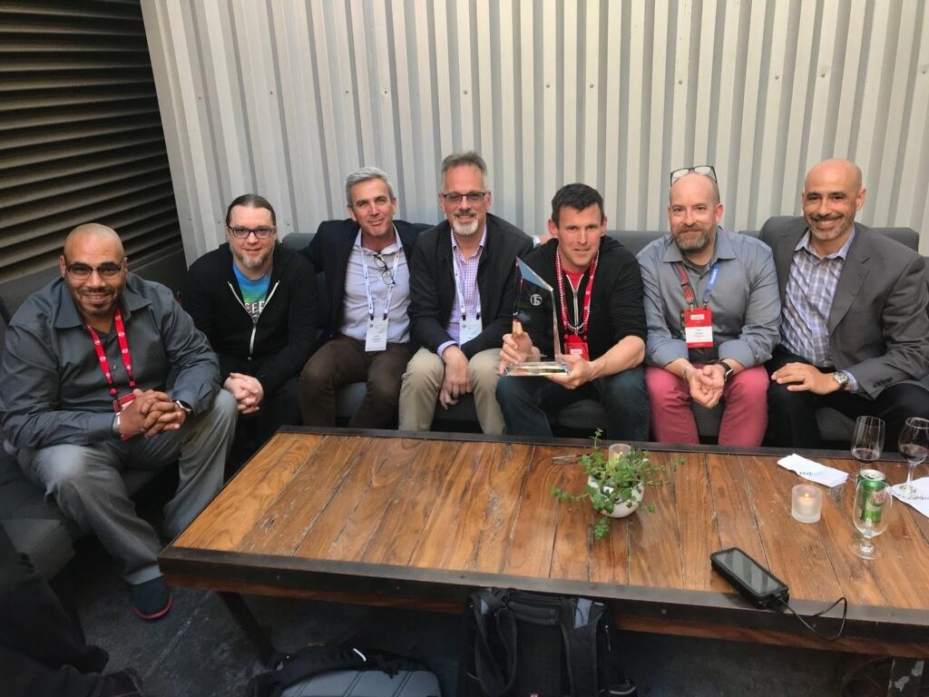 As #RHSummit slowly comes to an end, our team was very excited to receive the #RedHat ISV Partner Dedication Award for embracing #opensource values!