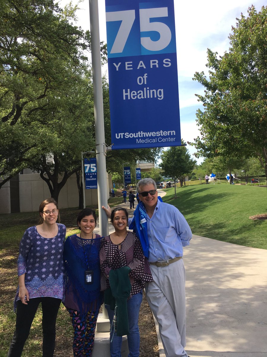 The Abrams lab! #utsw75