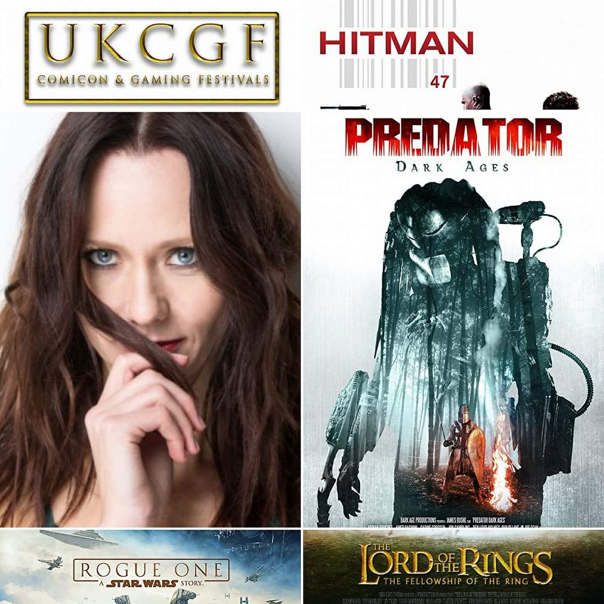 <a href="/sabinecrossen/">Sabine Crossen</a> #rogueone #lordoftherings #hitman #fantasticbeasts #predatordarkages #sixhotchicksinawarehouse appearing at <a href="/UkComicon/">UK Comicon And Gaming Festivals</a> on Sunday the 1st of July in Exeter at #universityofexetersportspark courtesy of #abconventionagent