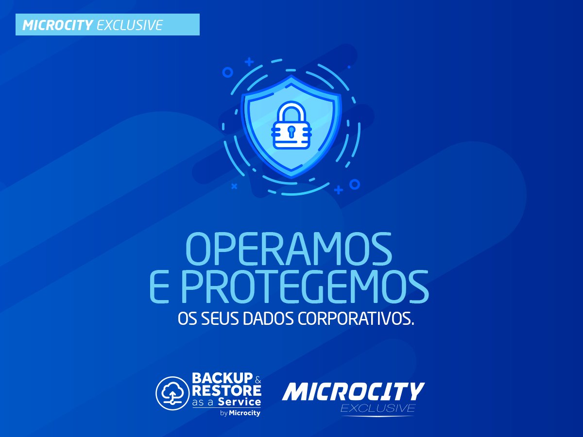 MicrocityIT's tweet photo. A Microcity entrega uma proteção completa dos dados para a sua empresa com o Backup & Restore. Através de uma gestão centralizada, você terá a certeza de que suas informações estarão sempre disponíveis. Conheça: https://t.co/NcNXWb1KYR
#MicrocityExclusive #SoluçõesDeTI https://t.co/aF11K3Vc4D