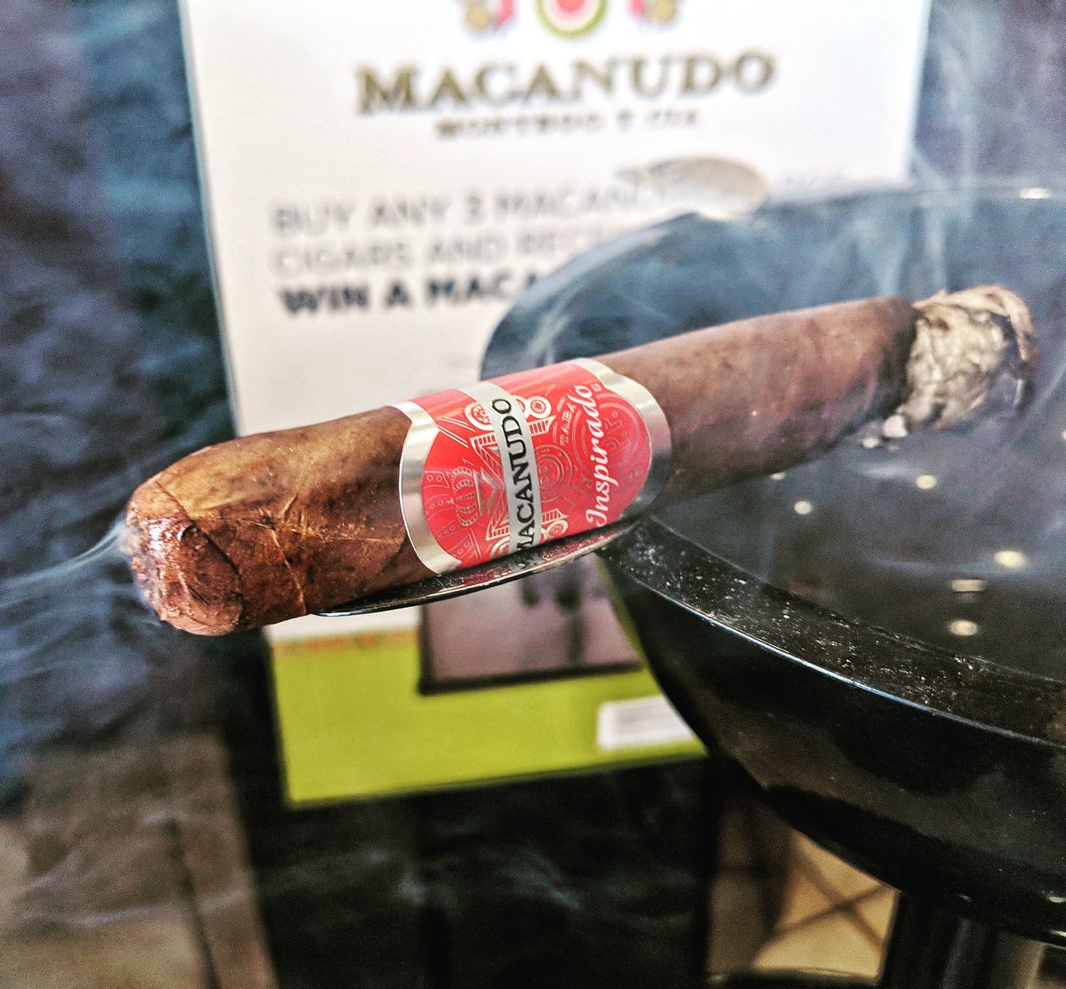 tobaccotinEP's tweet photo. #MacanudoInspiradoRed is the fullest bodied cigar in the series featuring 5,10,&amp; 12-yr long-fillers w/a Ecuadorian Habano wrapper.Notes of honey, leather, sweet spice, and dark chocolate.Get 3 for a chance to win a retro #Macanudo cooler!#SOTL #BOTL #Cigars #ElPaso #TobaccoTinEP https://t.co/ukjLF9PBAT